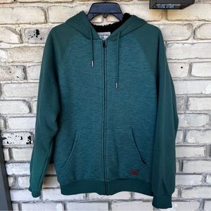 Billabong men green jacket hoodie